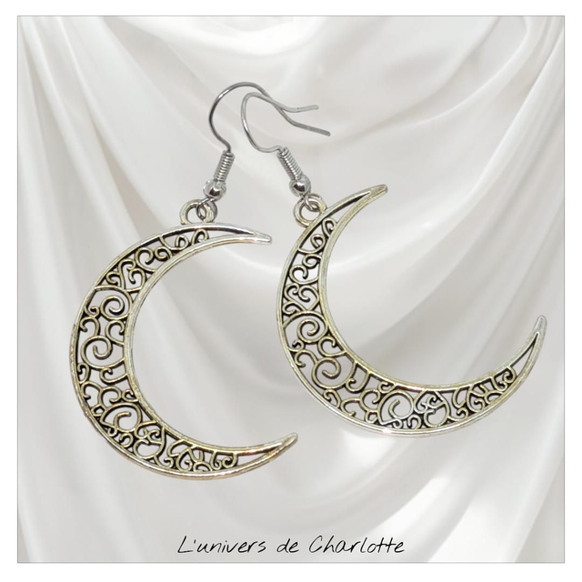 Boucles d'oreilles "Lune" BO-101
