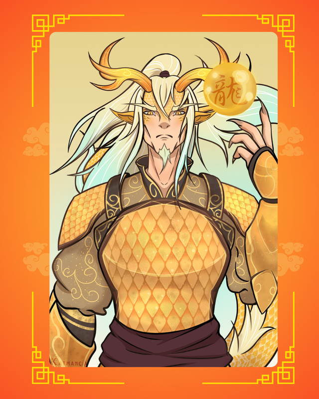 Affiche-Zodiaque chinois-Dragon