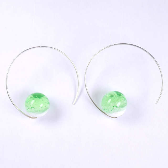 Boucles d'oreilles rondes