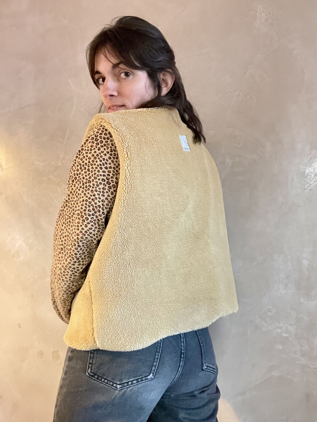 Gilet Sherpa Femme