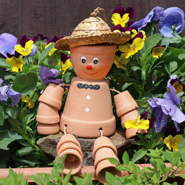 Terracotta Pot Man Medium 