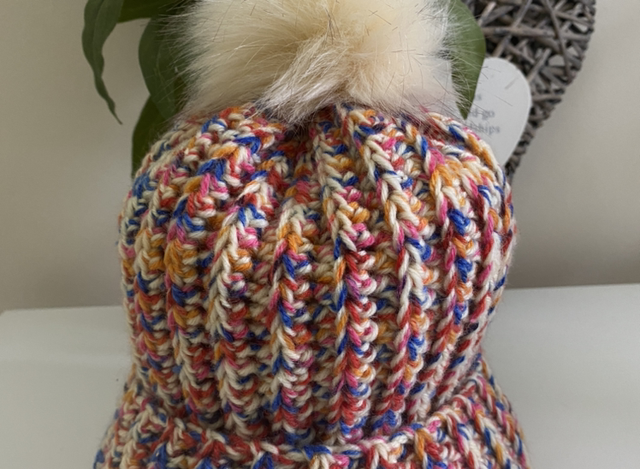 Handmade Crochet Beanie - Rainbow Range
