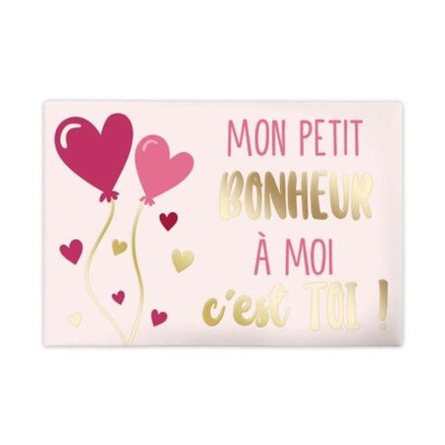 Sud Trading Company Magnet "mon Petit Bonheur À Moi C'est Toi"