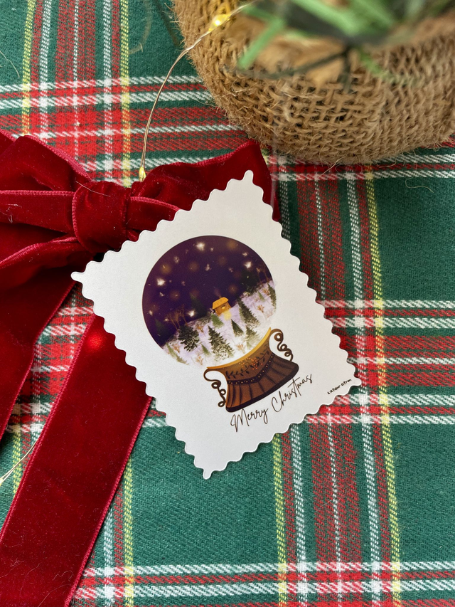 Mini carte - Boule de Noël