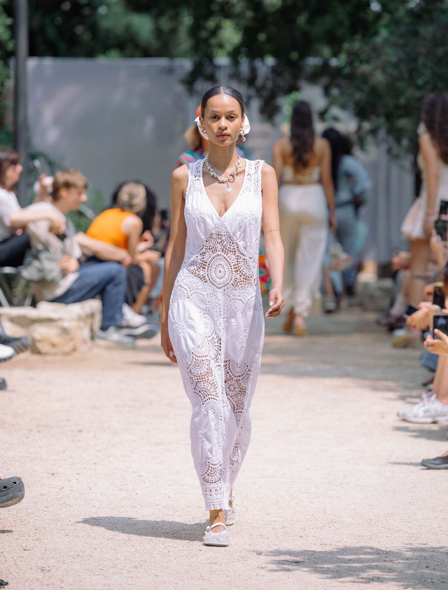 Robe Nina crochet en upcyclé