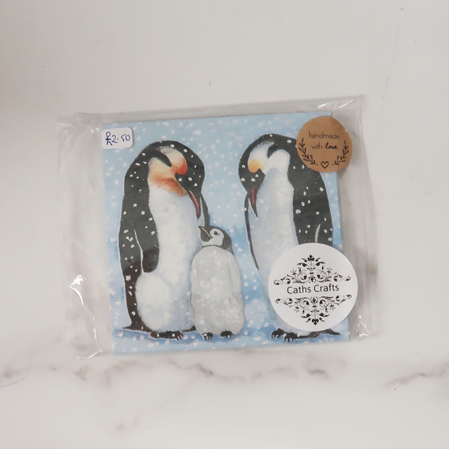 Decoupage Christmas Glass Coaster