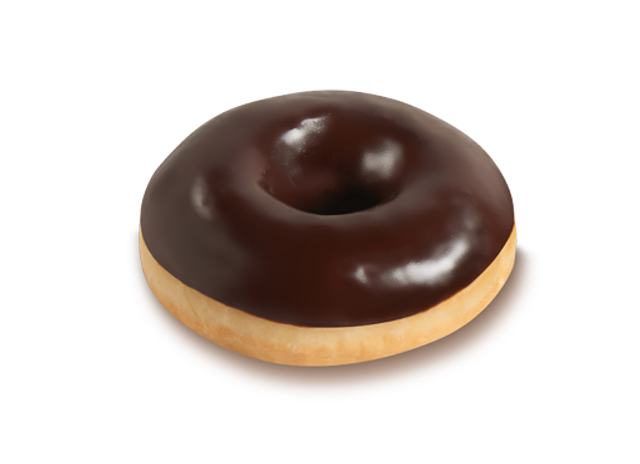 Donut mit Schoko