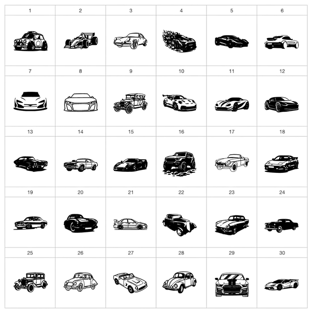 Car Slate Coaster's 