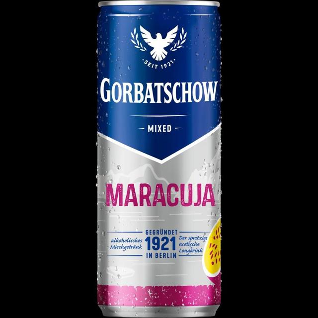 Gorbatschow Maracuja 0,33 Liter Dose