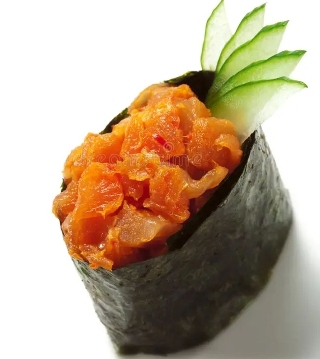 Gunkan saumon épice