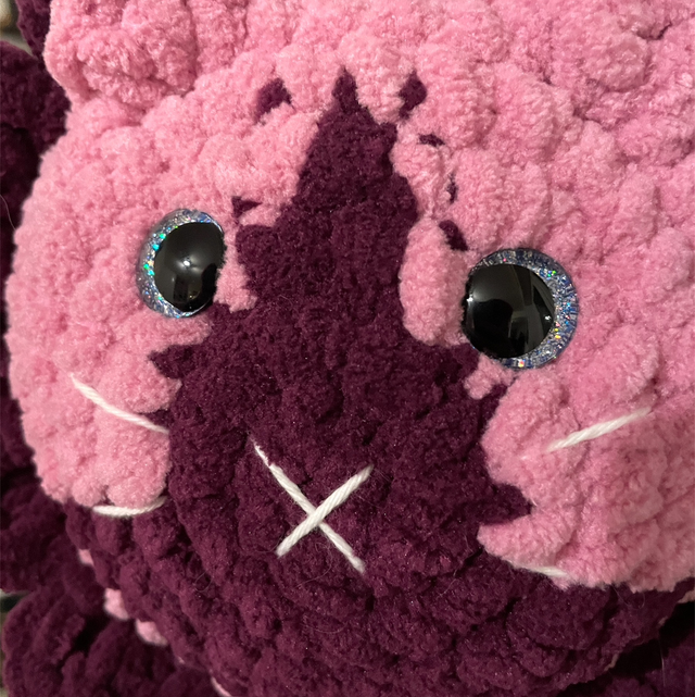 Chat pétales de fleur