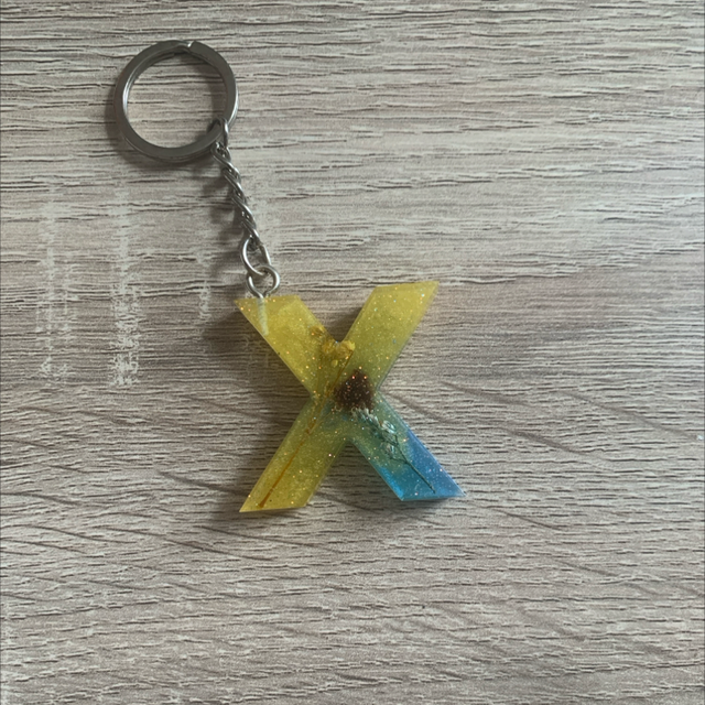 Porte-clés lettre X