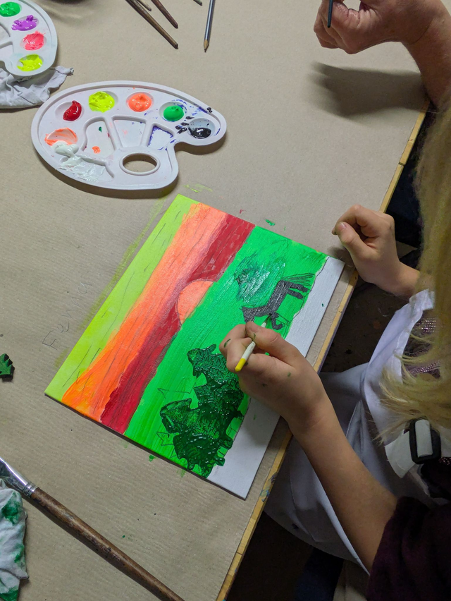  Malworkshop Zaubersternchen - Special*(Glow in the dark) für Kids 6-12 Jahre - 11. Mai 2026  