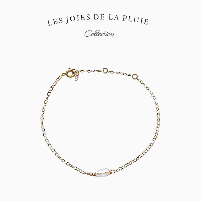 Bracelet en gold filled - Les joies de la pluie 
