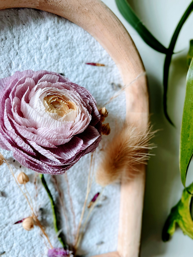 Cadre Poétique fleuri "Enaé"