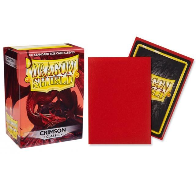 Dragon Shield Standard Classic Sleeves Box - Crimson