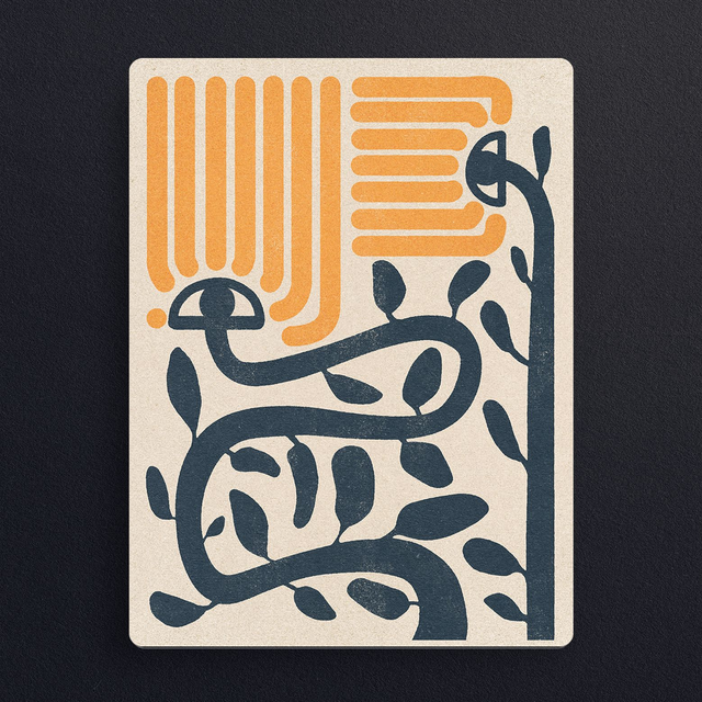 #0822  Flowa 1  - ILLUS - PRINT - Digital painting