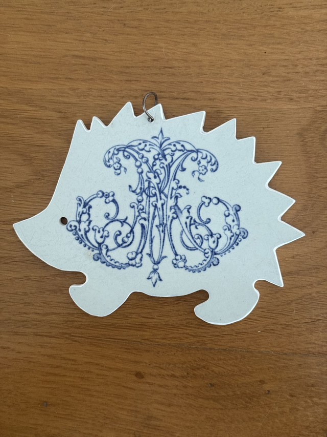 Hérisson monogramme