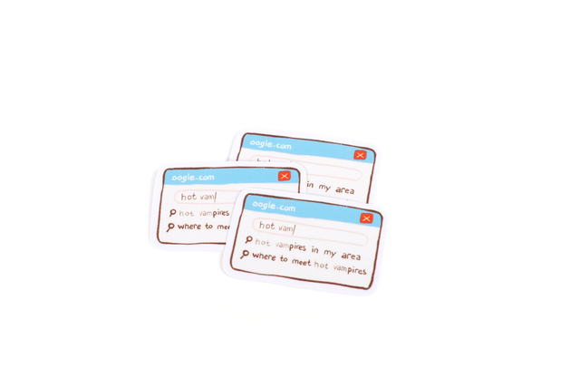 Hot vampires sticker