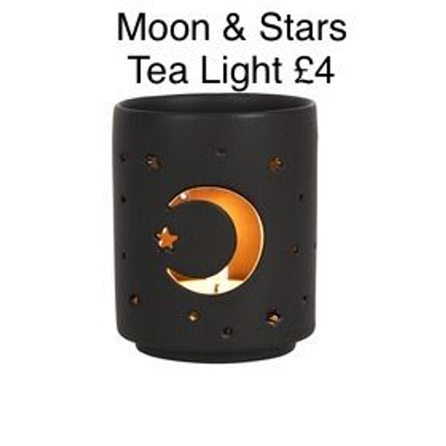 Moon and Stars Tea Light Burner 