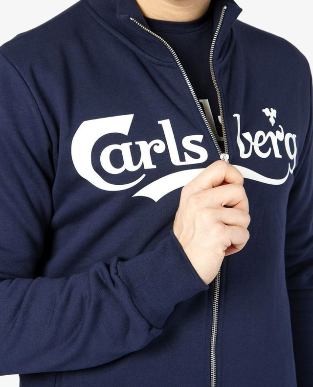 158325 - Carlsberg Felpa Zip Lupetto
