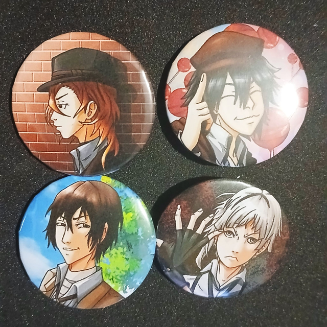 Bungo Stay Dogs Lots 4 badges