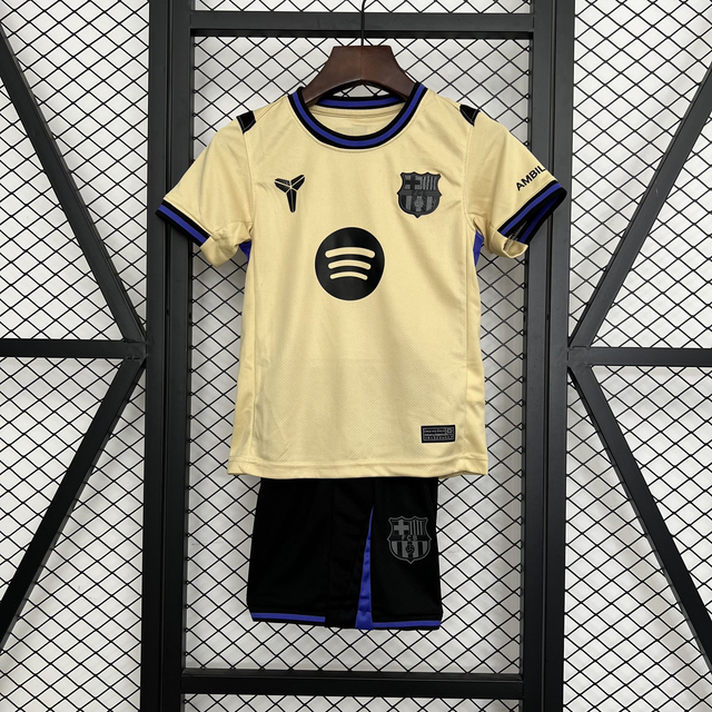 Conjunto camiseta + pantalón NIÑOS 2ª Barcelona- 25-26
