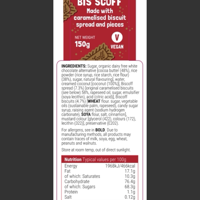 Artisan Handmade Fudge - Vegan Bis Scoff Gift Carton