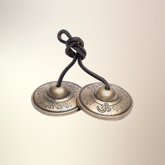 Tingsha – Om Namah Shivaya, i messing