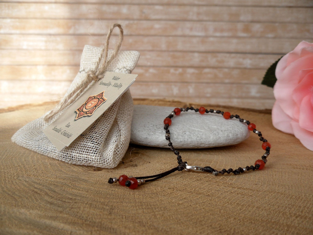 Bracelet chakra sacré en cornaline