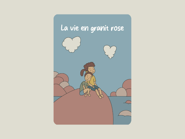 Carte postale &quot; La vie en granit rose &quot;
