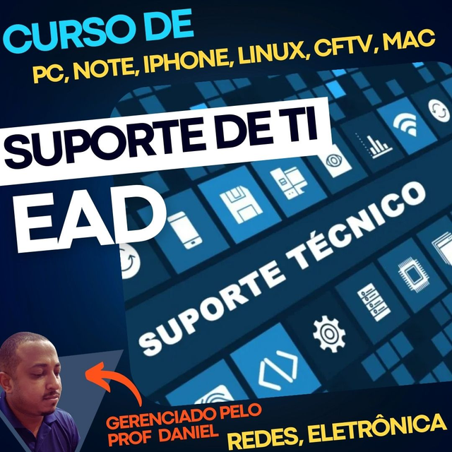 CURSO EAD DE SUPORTE DE TI COMPLETO