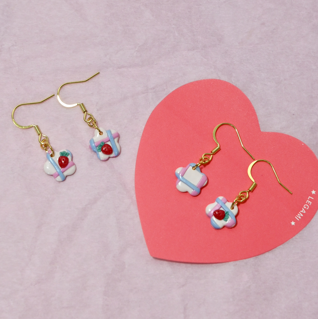 Fleurs Vichy Fraise Mini