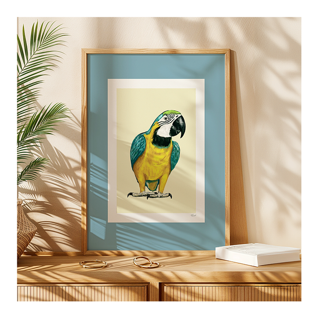 &#039;Parrot&#039; art print