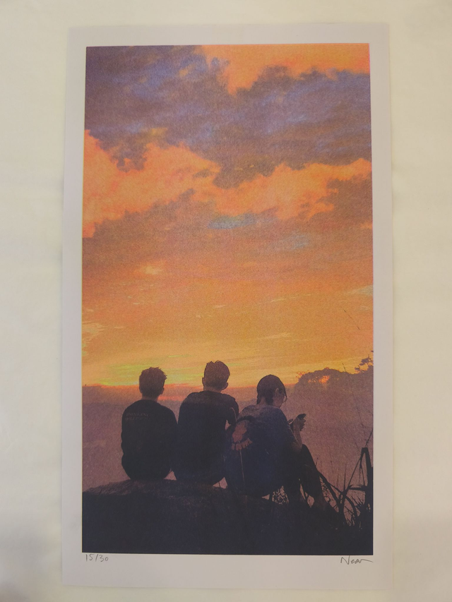 Nean - Risographie - A3 - 50ex - Numéroté &amp; Signé