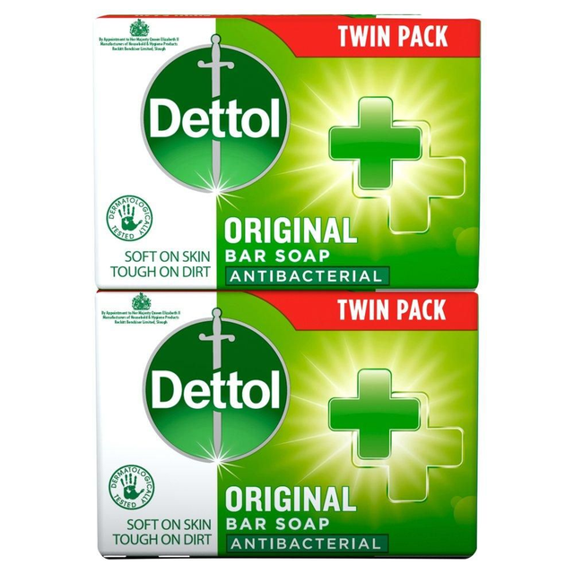 Dettol Original Bar Soap (Twin Pack) 100g