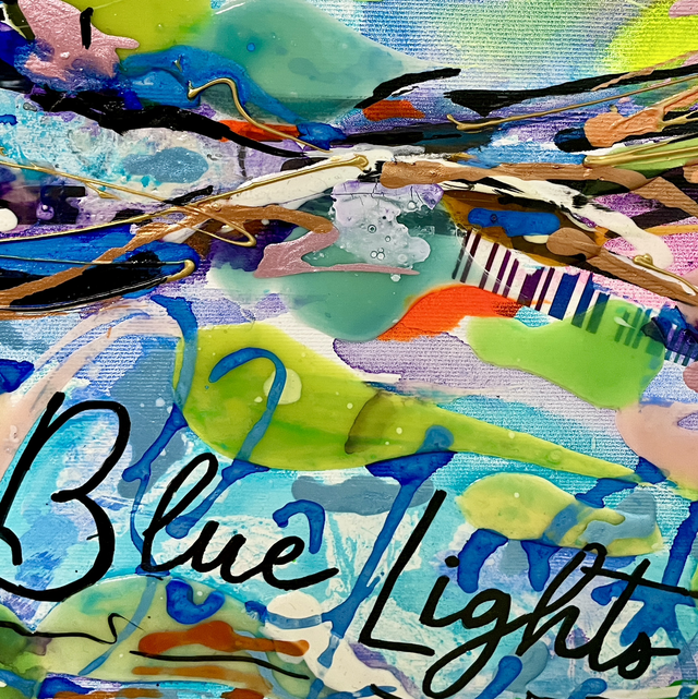 Blue Lights - 100x100cm - 2022
