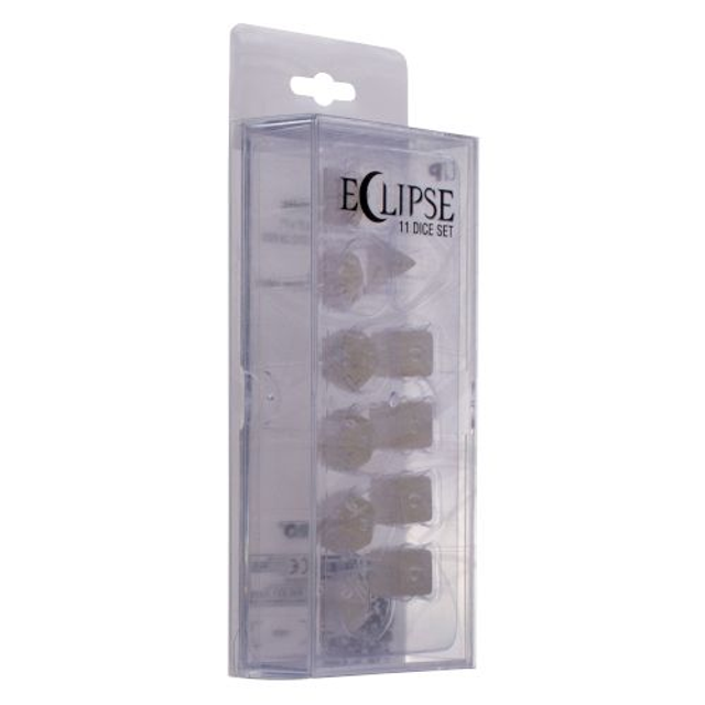 Eclipse 11 Dice Set - Arctic White