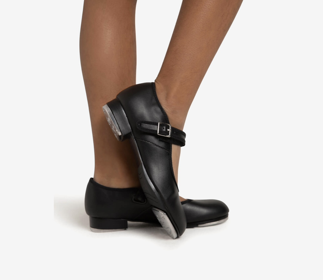 Velcro tap shoes with buckle detail 