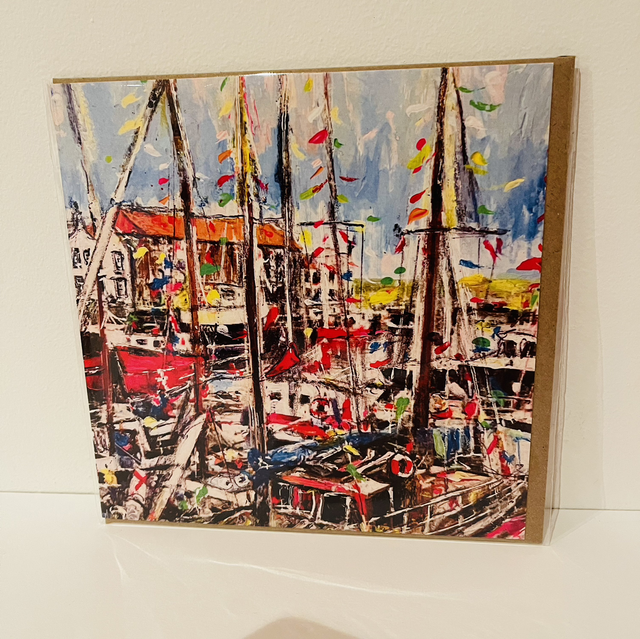 Greetings card- Eyemouth Harbour Festival Time
