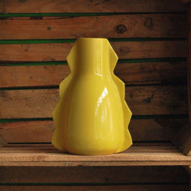 Funky Stoneware Vase 