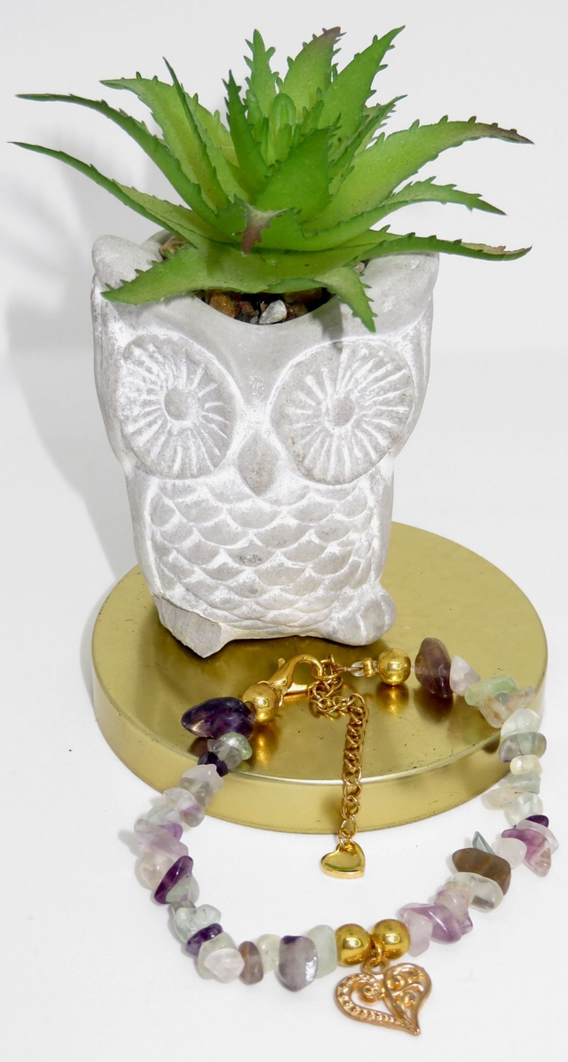 Bracelet en Fluorine et fermoir