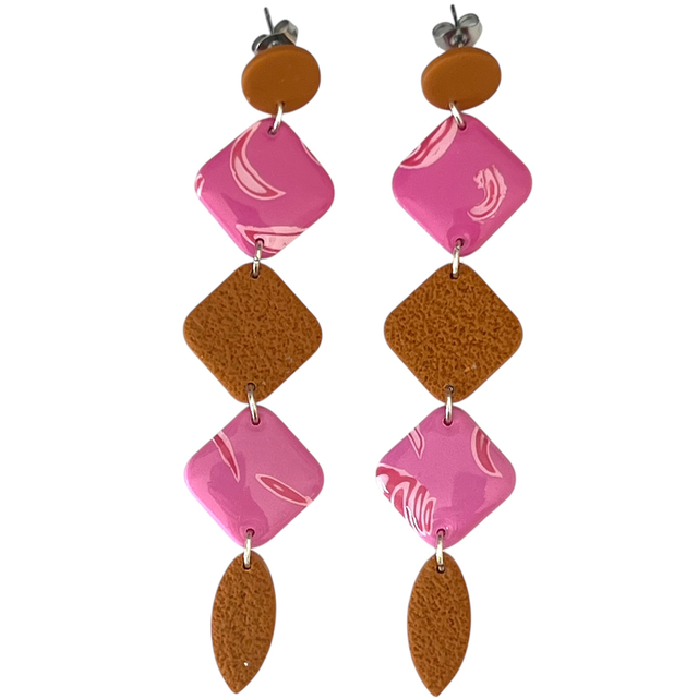 Boucles d’oreilles Papaye Pop