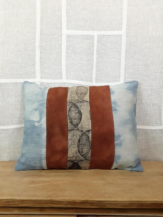 Coussin en lin - collection PATCHWORK 