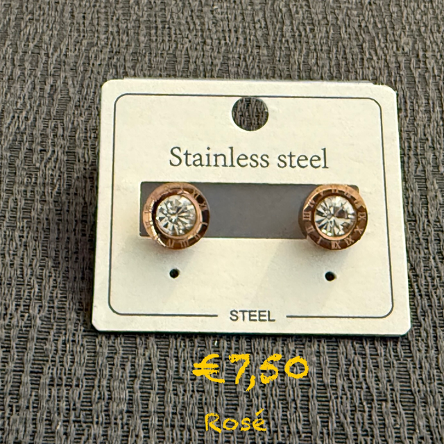 Oorbellen rosé 