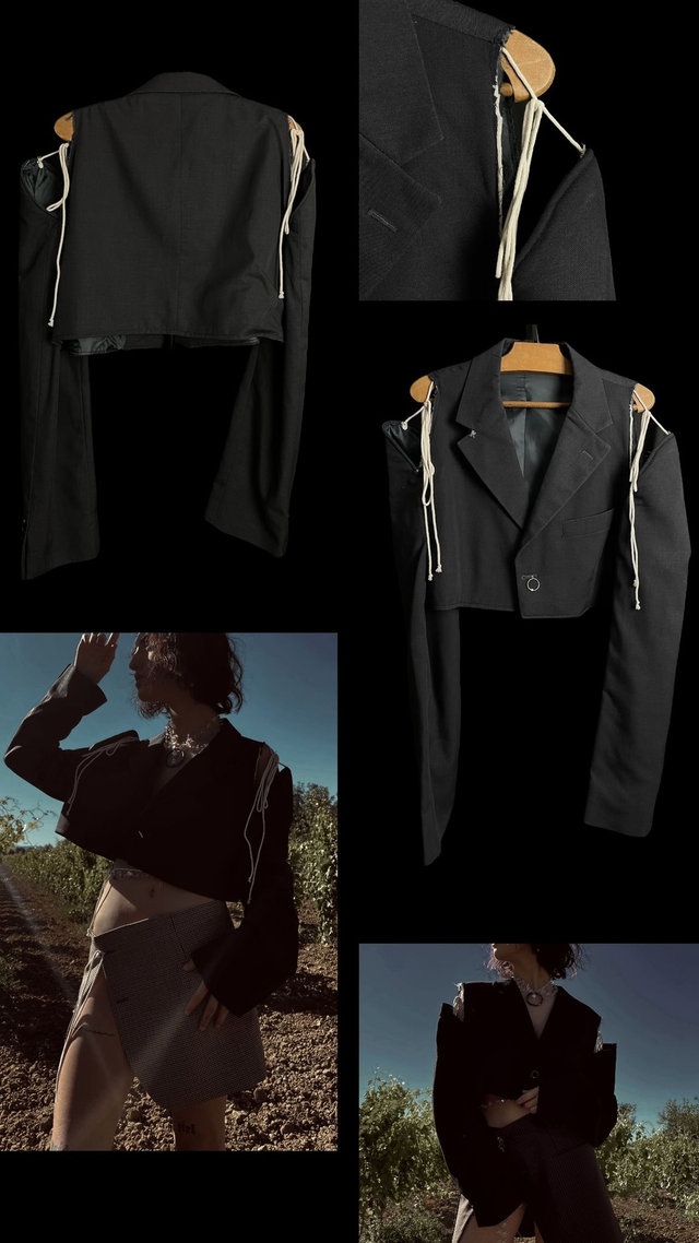 Blazer Upcycled - Jean(e) M