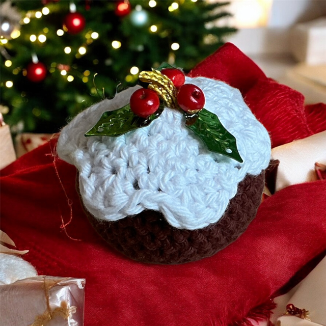 Crochet Christmas Puddings