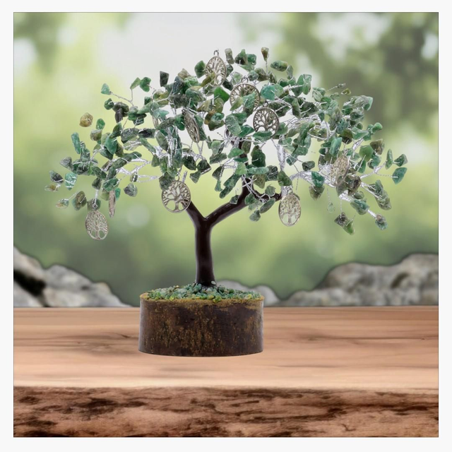 "Jade verte Arbre de vie" - Arbre du bonheur 300 pcs
