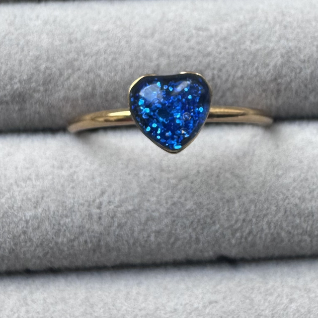 Sky heart ring