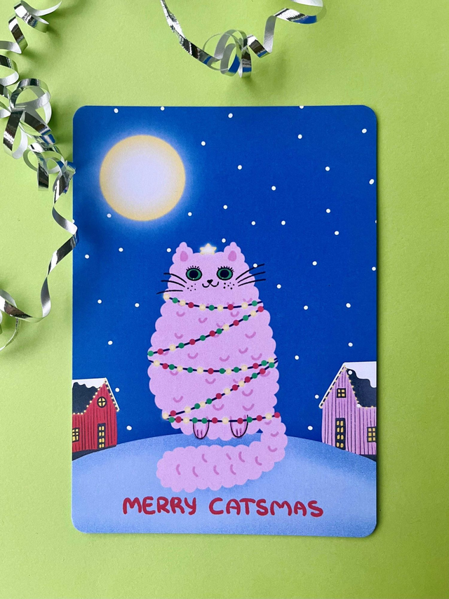 Postikortti "Merry Catsmas"